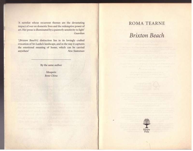 Brixton Beach -- Roma Tearne