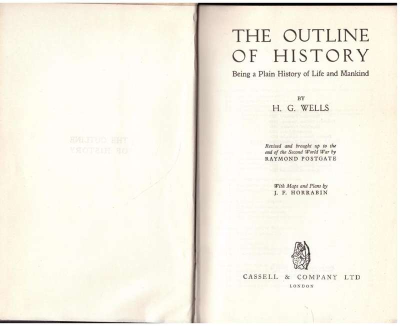 The Outline of History  --  H. G. Wells