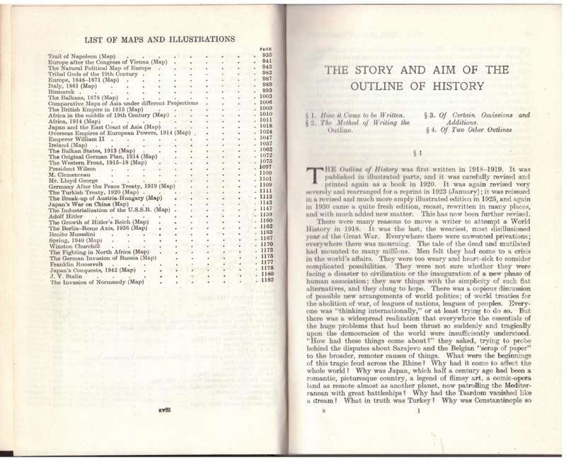 The Outline of History  --  H. G. Wells