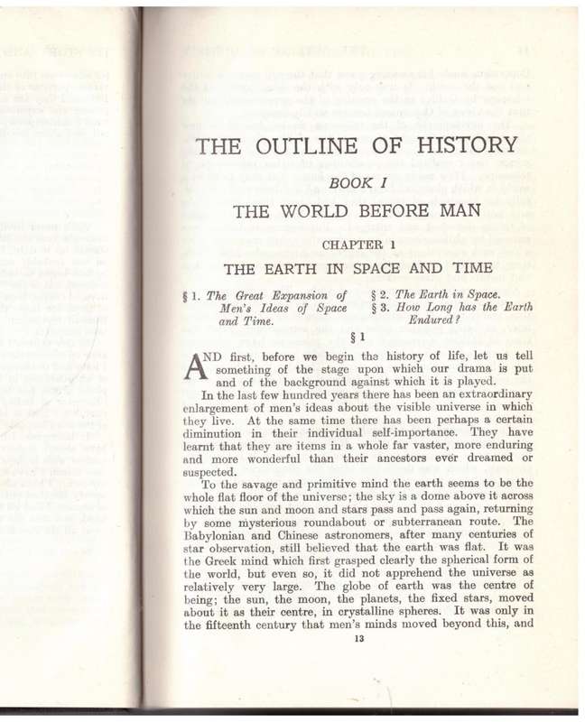 The Outline of History  --  H. G. Wells