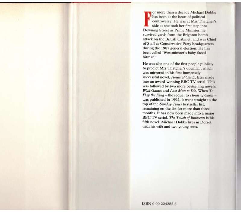 The Touch of Innocents  --  Michael Dobbs