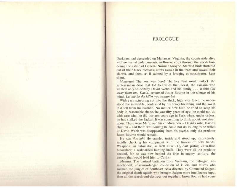 The Bourne Ultimatum  --  Robert Ludlum