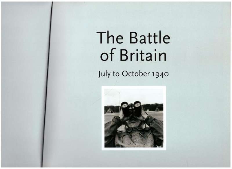 The Battle of Britain: July 10, 1940-October 31, 1940 --  James Alexander