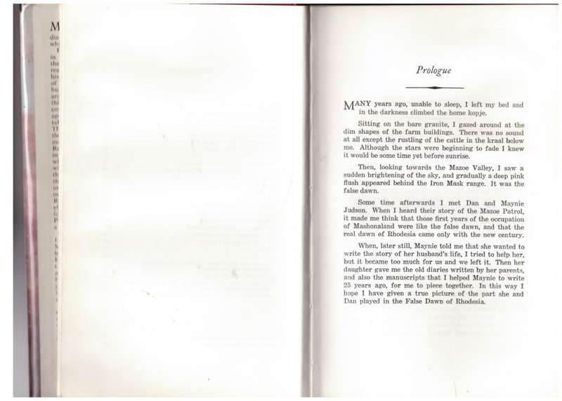 False Dawn: The Story of Dan Judson, Pioneer --  Hylda M. Richards