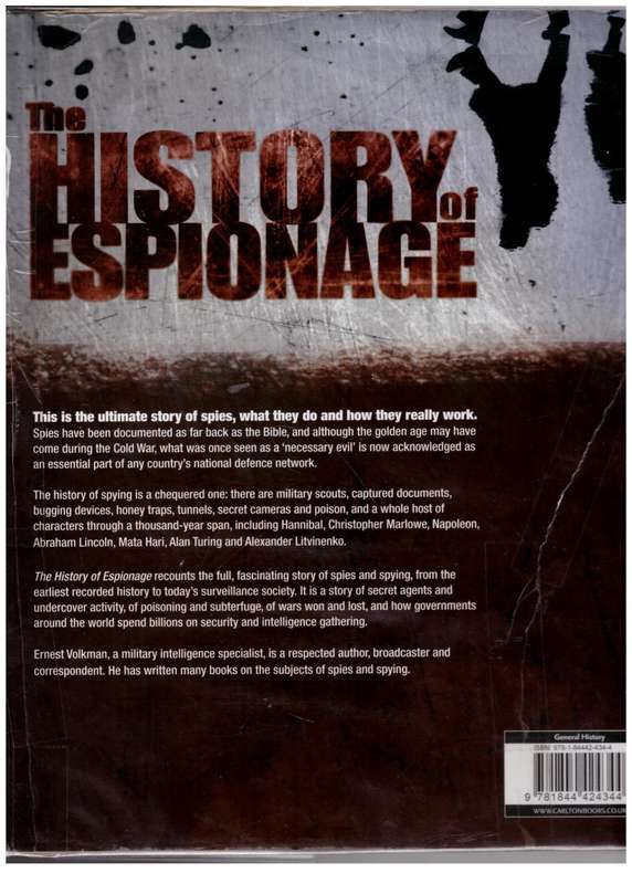 The History of Espionage -- Ernest Volkman
