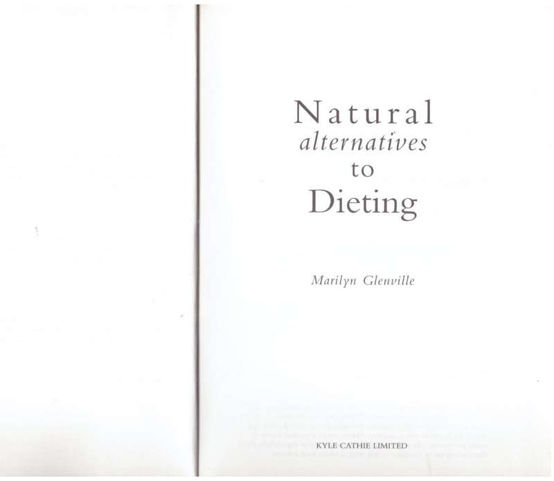 Natural Alternatives to Dieting --  Marilyn Glenville