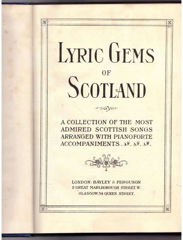The Lyric Gems of Scotland