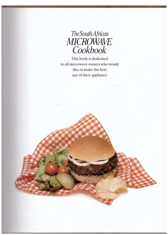 The South African Microwave Cookbook  --  Marty Klinzman, Shirley Guy