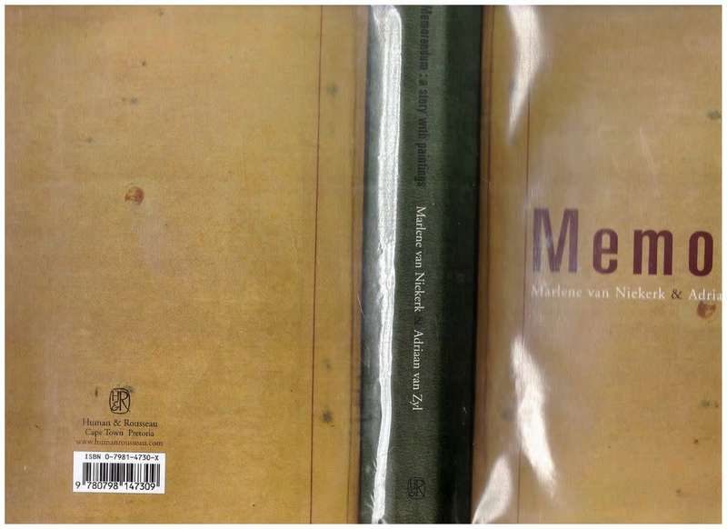 Memorandum: a story with paintings - Marlene Van Niekerk, Adriaan Van Zyl
