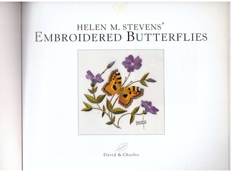 Helen M. Stevens` Embroidered Butterflies