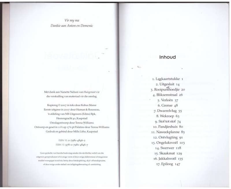 Jakkalsvoël --  Kobus Maree