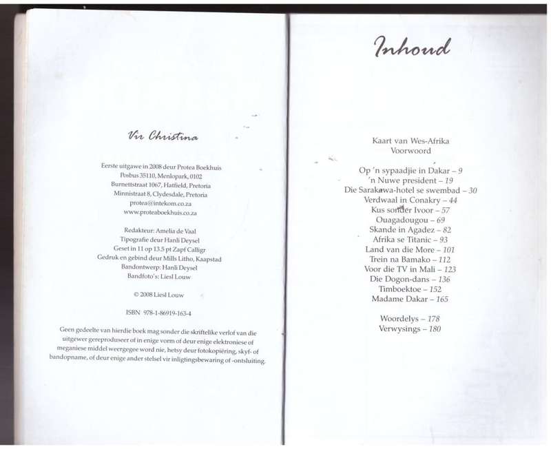 Anderkant Timboektoe --  Liesl Louw