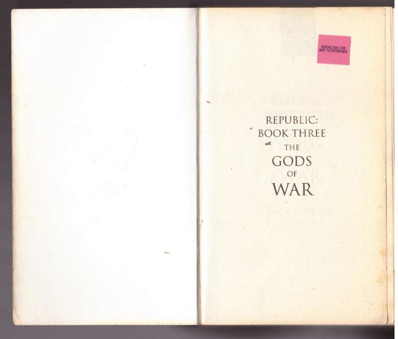 The Gods of War (Republic: Book 3)  -- Jack Ludlow