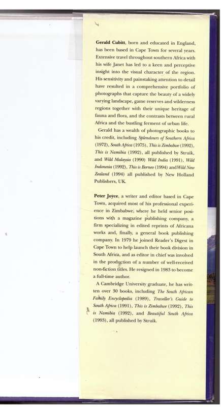 Journey Through South Africa -- Gerald Cubitt, Peter Joyce