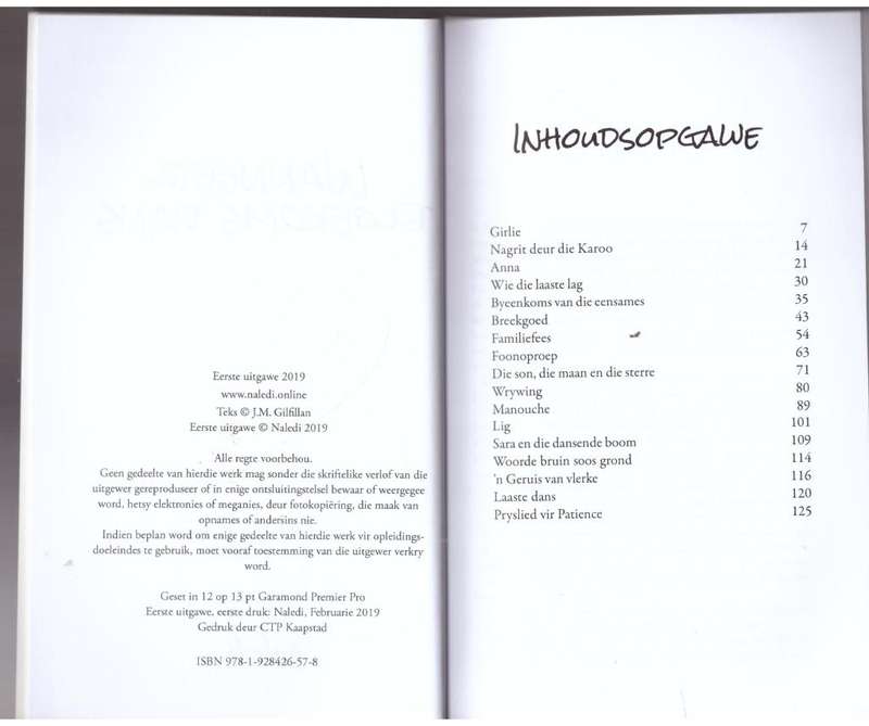 Wanneer Bloekoms Dans  --  J.M. Gilfillan