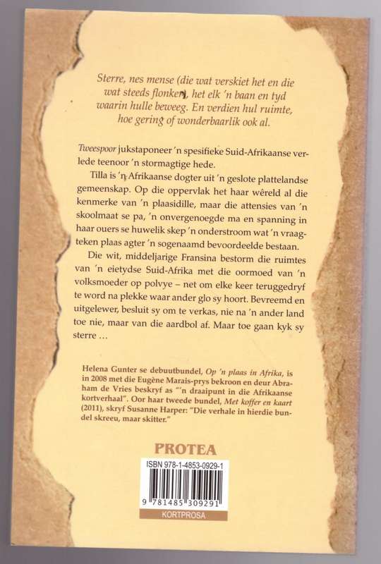 Tweespoor --  Helena Gunter **GETEKEN**