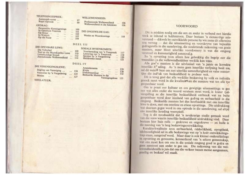 Beskaafde Maniere  --  Annette Terblanche