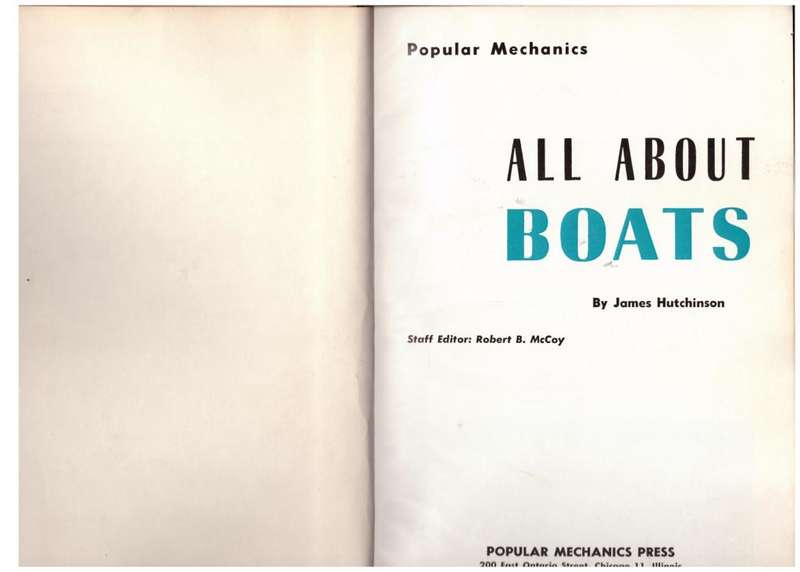 All about boats -- James Hutchinson
