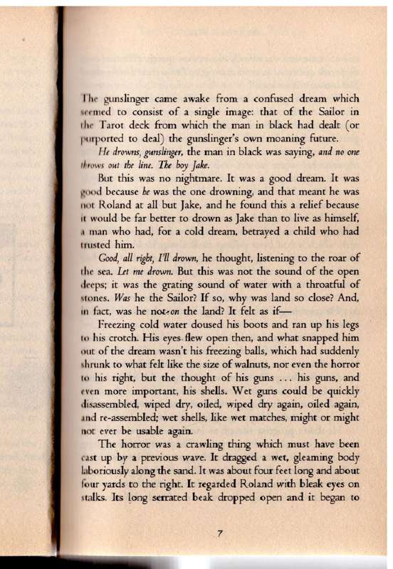 The Drawing of the Three (The Dark Tower II)  --  Stephen King