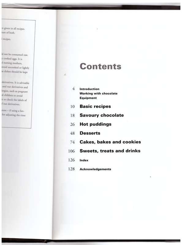 Chocolate: Sweet and Savoury Recipes --  Joanna Farrow
