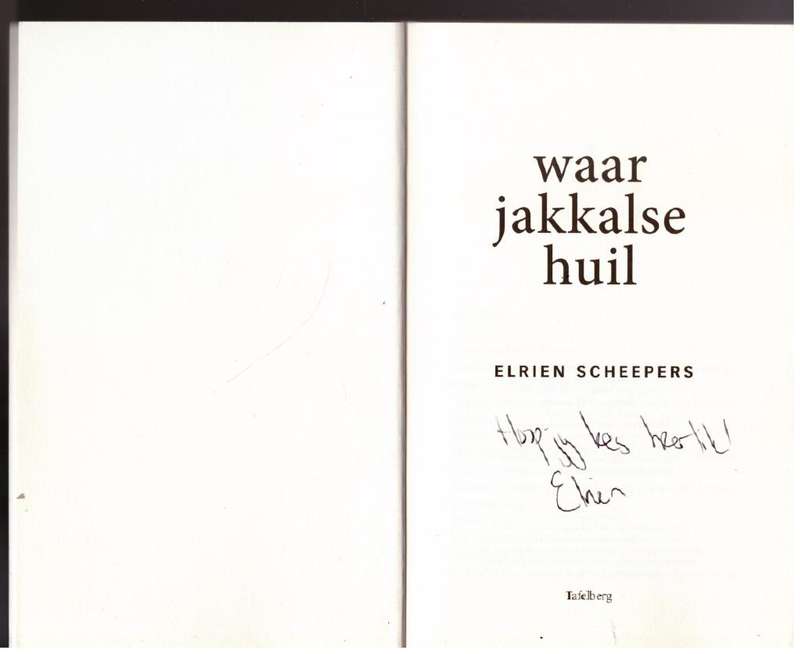 Waar jakkalse huil  --  Elrien Scheepers  **GETEKEN**