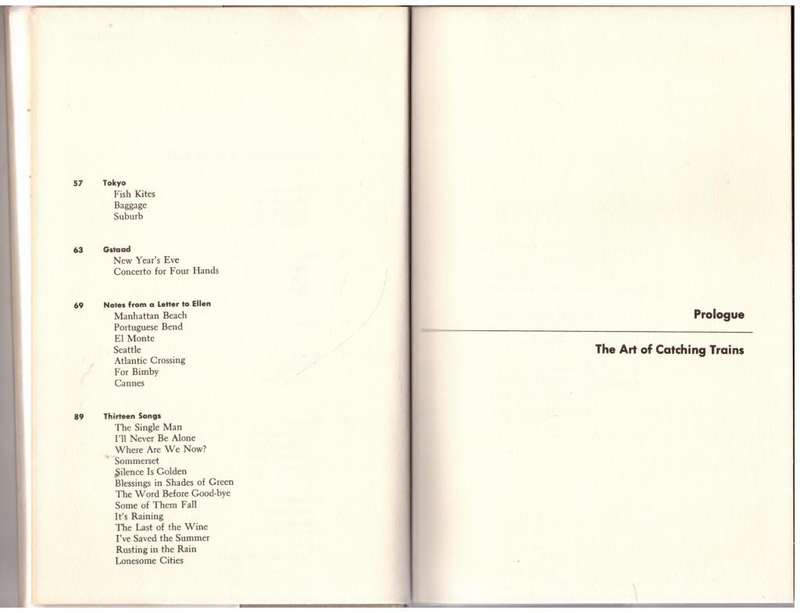 Lonesome Cities  -- Rod McKuen