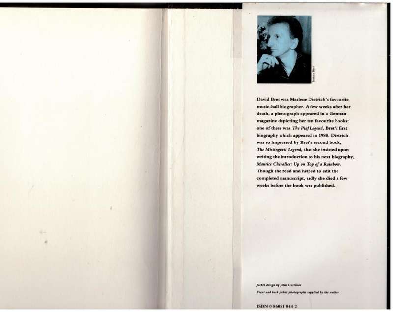 Marlene Dietrich, My Friend: An Intimate Biography  -- David Bret