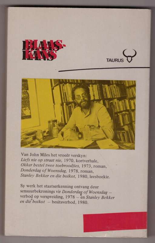 Blaaskans: die bewegings van Flip Nel  --  John Miles