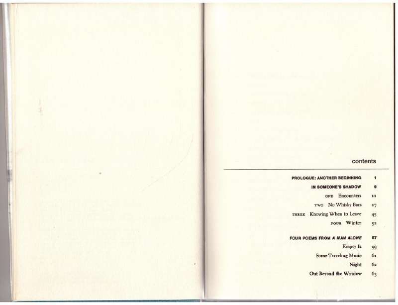 In Someone`s Shadow  -- Rod McKuen