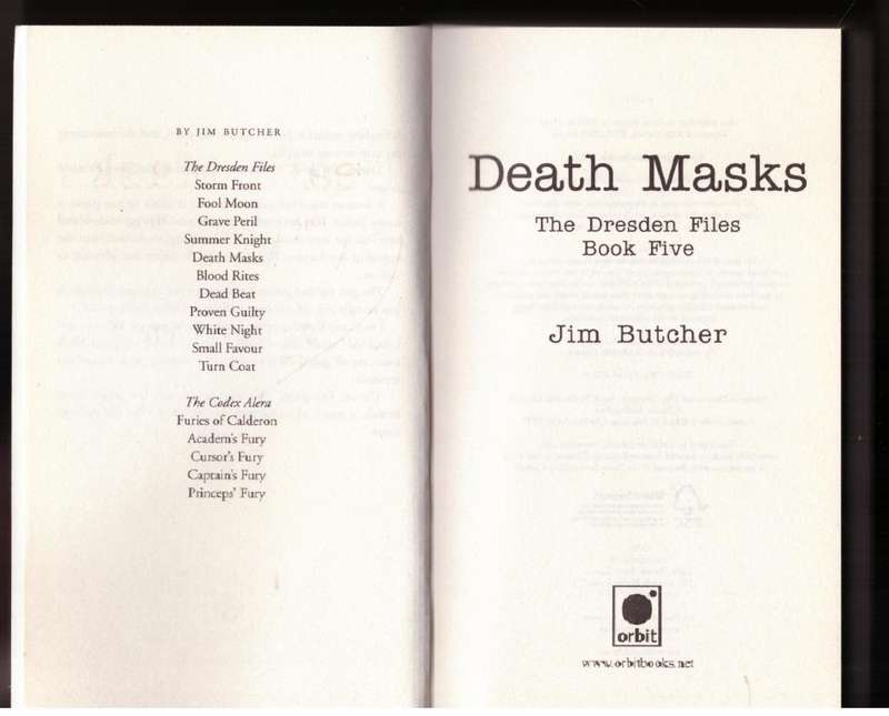 Death Masks (The Dresden Files #5)  Jim Butcher