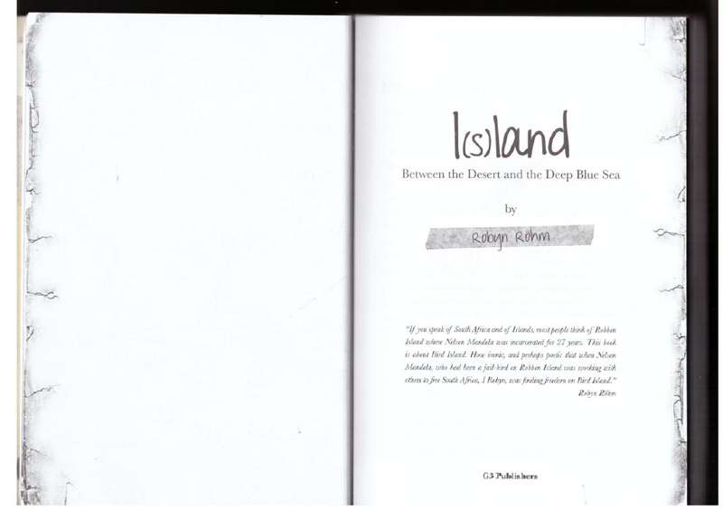 I(s)land: Between the Desert and the Deep Blue Sea  Robyn Rohm