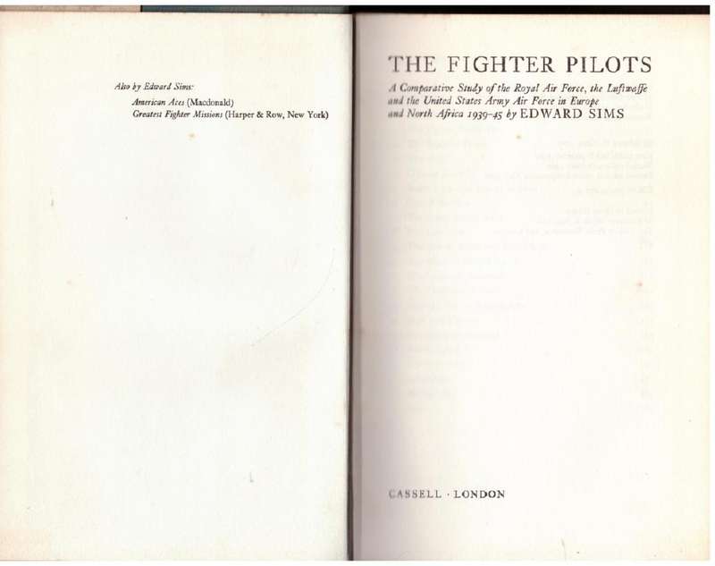 The Fighter Pilots  Edward H. Sims