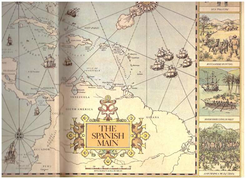 The Spanish Main (The Seafarers Series) -- Peter Wood