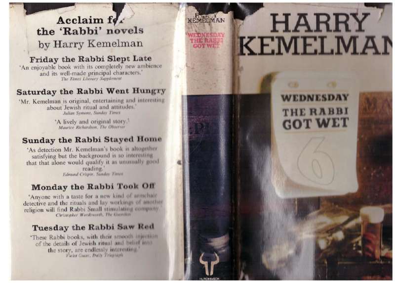 Wednesday the Rabbi Got Wet -- Harry Kemelman
