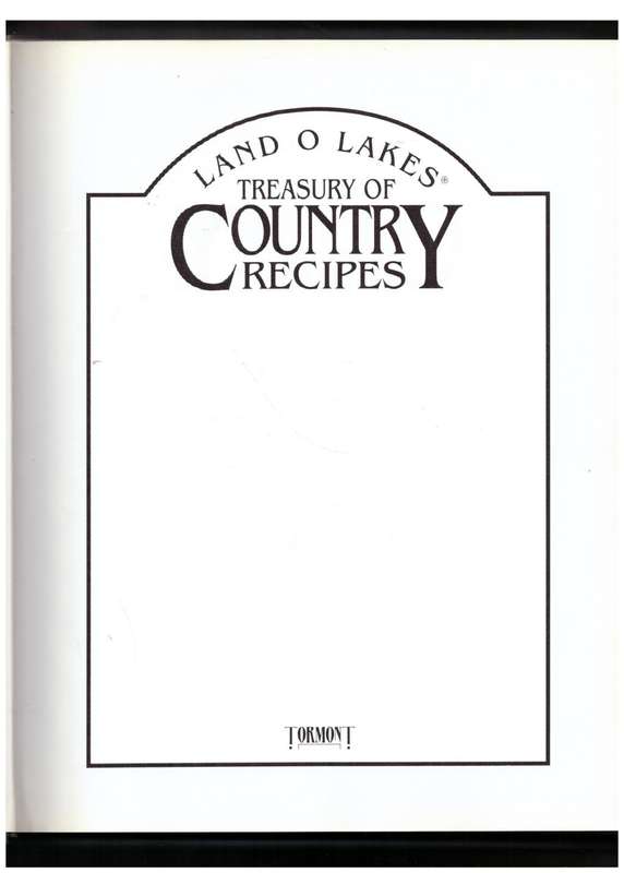 Land O Lakes Treasury of Country Recipes