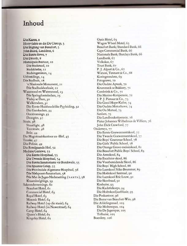 Hooyvlakte: die verhaal van Beaufort-Wes 1818-1968 -- W.G.H. Vivier, Sheldon Vivier