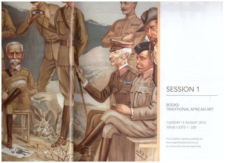 Fine Art & Collectables: 4 & 5 August 2015 (Auction Catalogue) -- Stephan Welz & Co