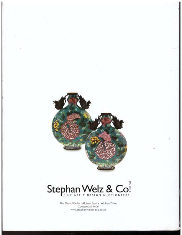 Fine Art and Collectables:  June 2016 (Auction Catalogue) -- Stephan Welz & Co