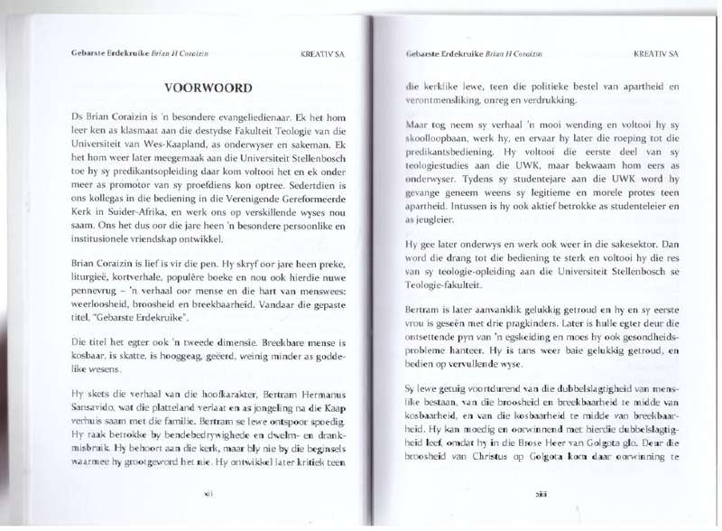 Gebarste Erdekruike  --  Brian H. Coraizin