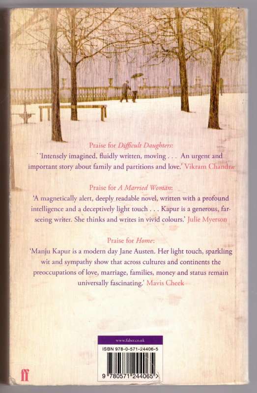 The Immigrant: A Novel  --  Manju Kapur