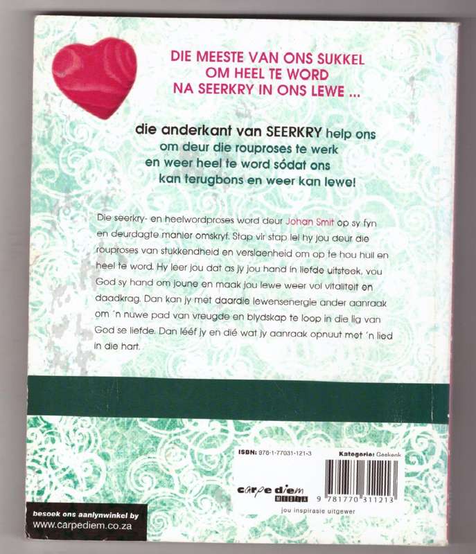 Die ander kant van seerkry: Bons terug en lewe weer! -- Johan Smit