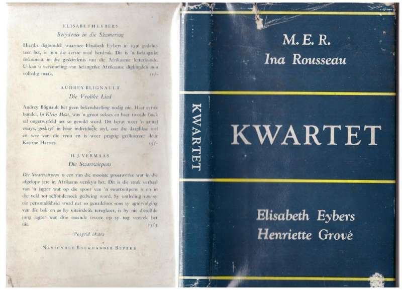 Kwartet -- M. E. R., Ina Rousseau, Elisabeth Eybers, Henriette Grové