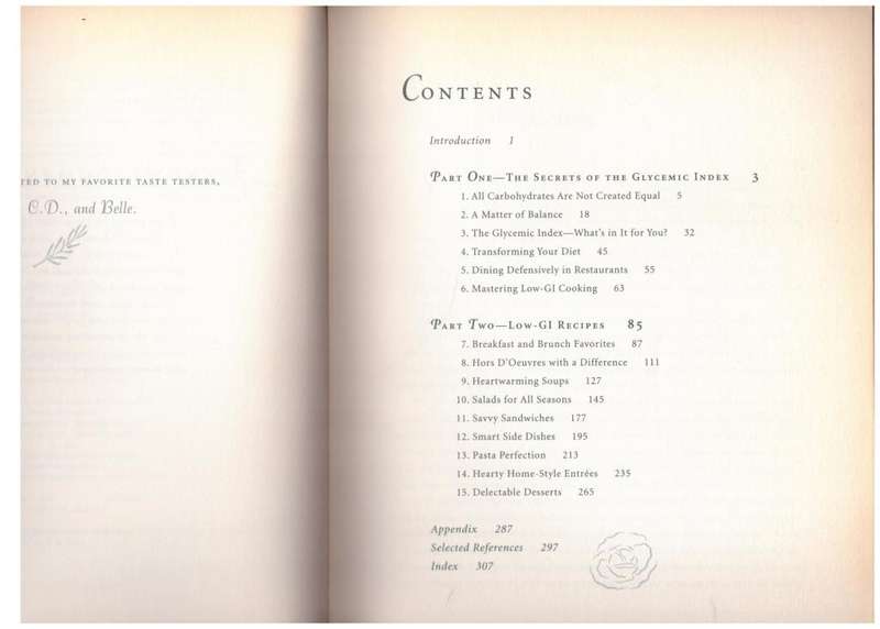 The Good Carb Cookbook: Secrets of Eating Low on the Glycemic Index --  Sandra Woodruff