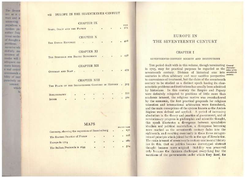 Europe in the Seventeenth Century  --  David Ogg