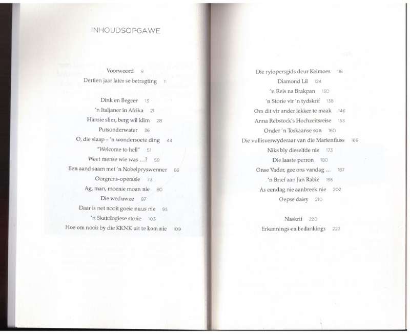 Oepse daisy: Bygewerk en bygereis --  C. Johan Bakkes