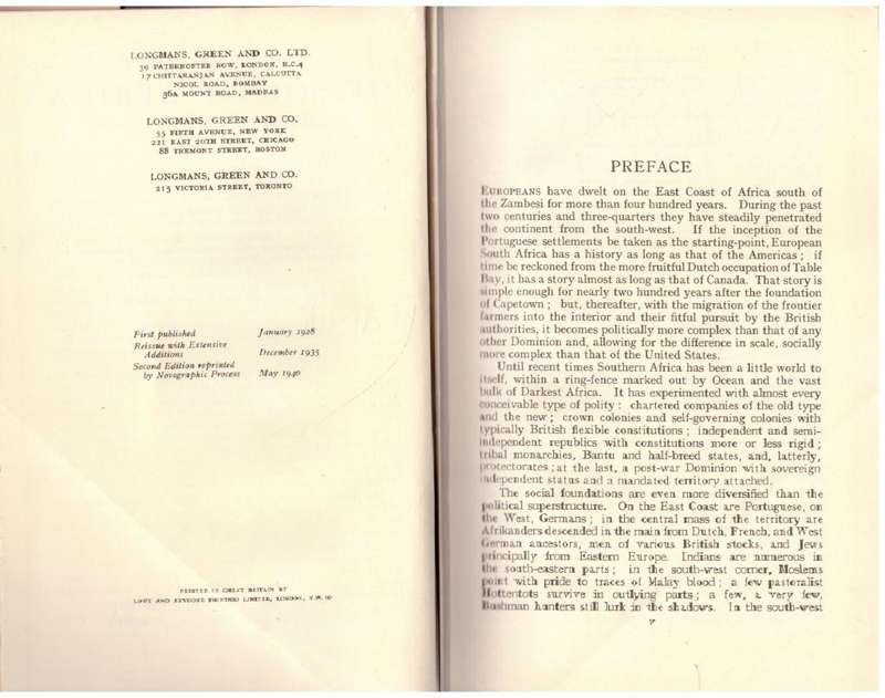 A History of South Africa  --  Eric A. Walker