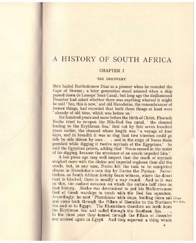 A History of South Africa  --  Eric A. Walker