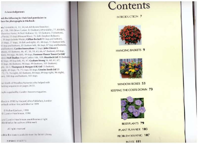 Easy Hanging Baskets & Window Boxes -- Richard Jackson, Carolyn Hutchinson