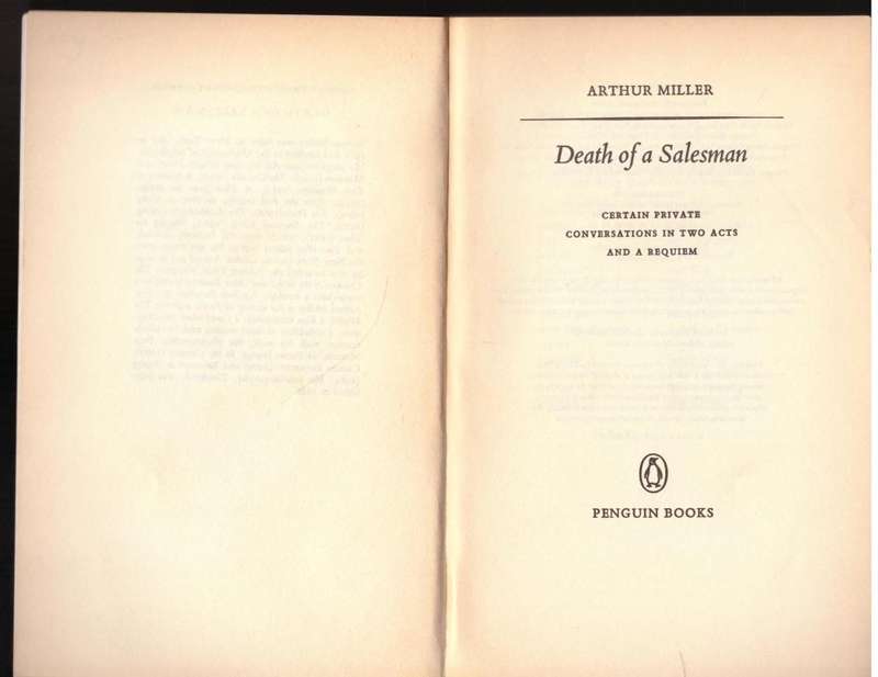 Death of a Salesman --  Arthur Miller