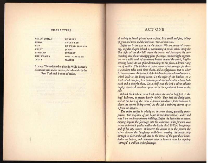 Death of a Salesman --  Arthur Miller